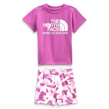 The North Face Baby Girls' Infant Cotton Summer Set