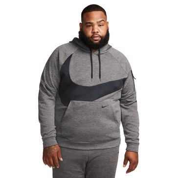 Nike Men's Therma Fleece Big Swoosh Pullover Training Hoodie