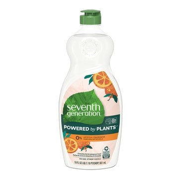 Seventh Generation Dish Detergent Lemongrass Clementine Zest