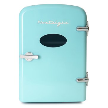 Nostalgia Retro 6-Can Dry Erase Personal Refrigerator