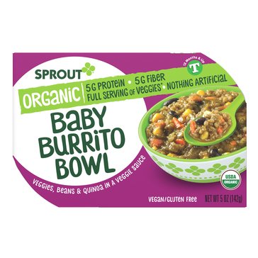 Sprout Toddler Meal Burrito Bowl Food