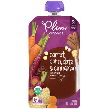 Plum Purple Carrot, Corn, Date, Cinnamon Baby Food