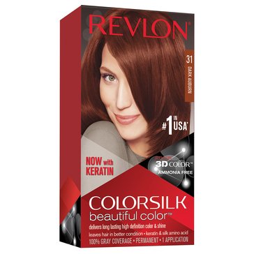 Revlon Colorsilk Beautiful Permanent Hair Color 31 Dark Auburn