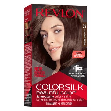 Revlon Colorsilk Beautiful Permanent Hair Color 33 Dark Soft Brown