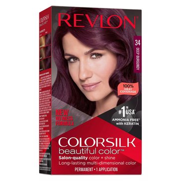 Revlon Colorsilk Beautiful Permanent Hair Color 34 Deep Burgundy