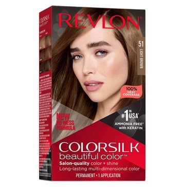 Revlon Colorsilk Beautiful Permanent Hair Color 51 Light Brown