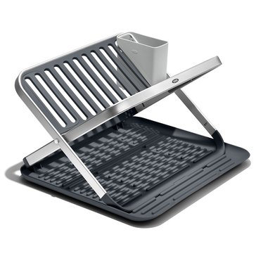 OXO Aluminum Fold Flat Dish Rack