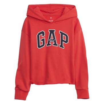 Gap Girls' Cutoff Pullover Hoodie