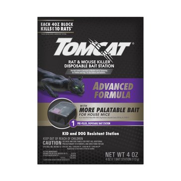 Tomcat Advanced Formula Tier 1 Refillable Mouse Bait Station