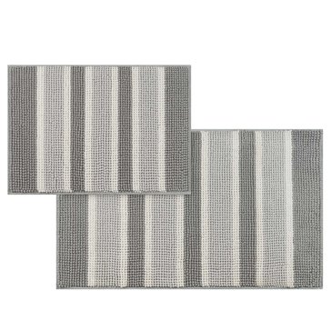 IZOD Chenile Stripe Bath Rug Set