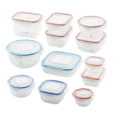 Lock N Lock Color Mates 24-piece Food Storage Set