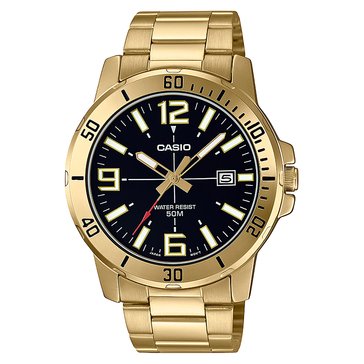 Casio Men's Analog Stainless Steel Band Watch