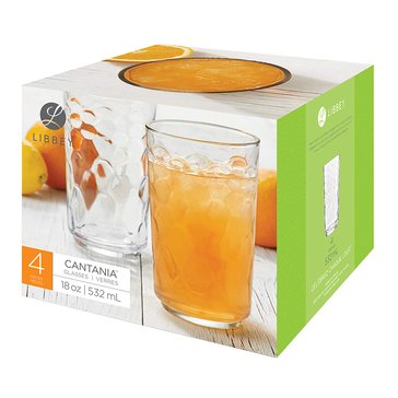 Libbey Cantania Double Old Fashioned Set of 4