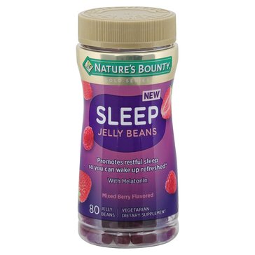 Nature's Bounty Sleep with Melatonin Jelly Beans, 80-count
