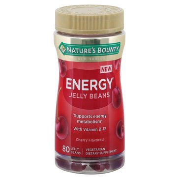 Nature's Bounty Energy for Metabolism Jelly Beans, 80-count