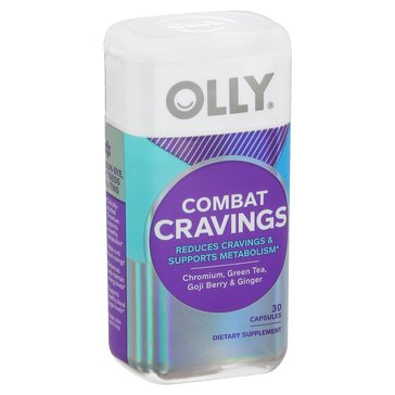 Olly Combat Cravings Metabolism Support Capsules, 30-count