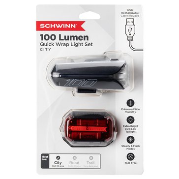 PC Schwinn USB 100 Lumen Light Set