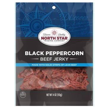 North Star Black Peppercorn Beef Jerky, 4oz