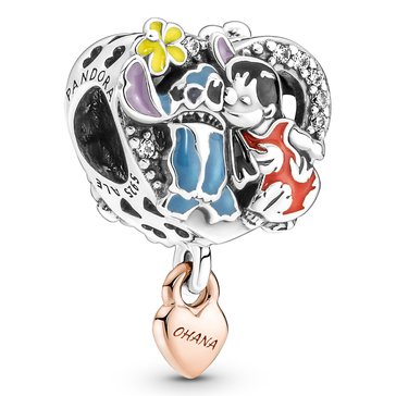 Pandora x Disney Ohana Lilo And Stitch Inspired Charm