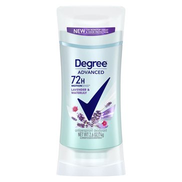 Degree Advanced Protection Lavender Waterlilly Deodorant 2.6oz