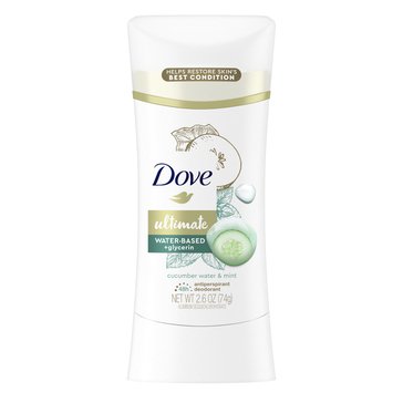 Dove Advanced Care Invisible Cucumber Water Mint Deodorant 2.6oz