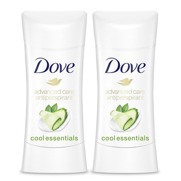 Dove Advanced Care Deodorant Cool Essentials Twin Pack 2.6oz