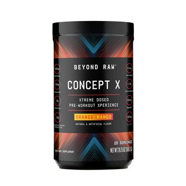 Beyond Raw Concept X Pre-Workout Powder Sweet Tart 20-servings