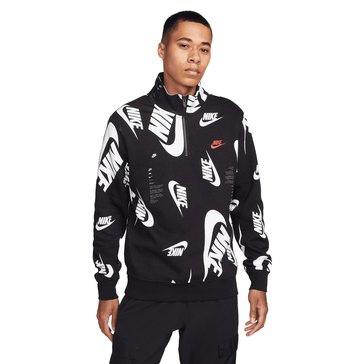 Nike Men's NSW All Over Print Swoosh Pullover Hoodie