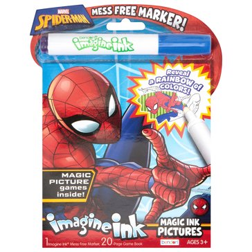 Bendon Spiderman Imagine Ink Magic Ink Pictures