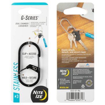 Nite Ize G-Series Dual Chamber Carabiner 3