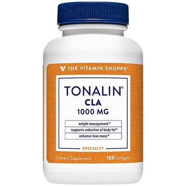 The Vitamin Shoppe Tonalin CLA 1000mg Softgels 180-count
