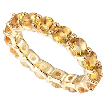 Citrine Eternity Band