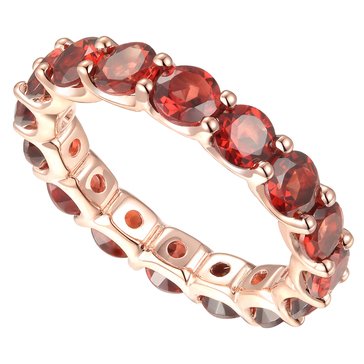 Garnet Eternity Band