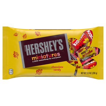 Hershey's Halloween Fall Harvest Miniatures Chocolate Candy, 9.9oz