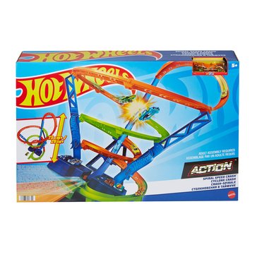 Hot Wheels Action Spiral Speed Crash