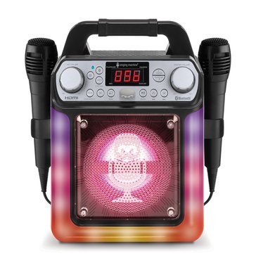 The Singing Machine Groove Mini Bluetooth Karaoke System with 2 Mics
