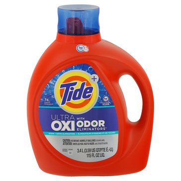 Tide Ultra Oxi With Odor Eliminators 2x Liquid Laundry Detergent