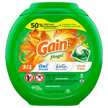 Gain Flings Island Fresh Laundry Detergent