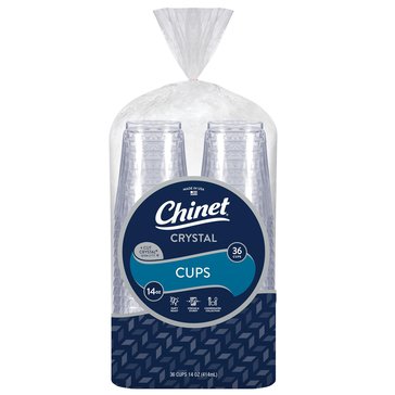 Chinet Crystal Plastic Clear Cup 14oz