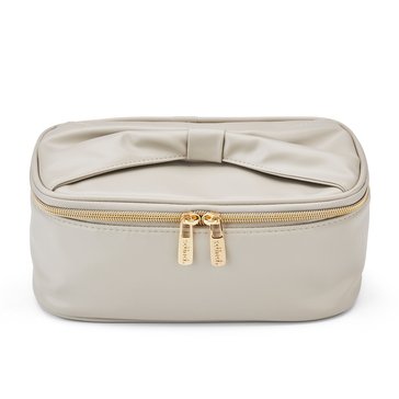 Scunci Cosmetic Case with Grey Bow