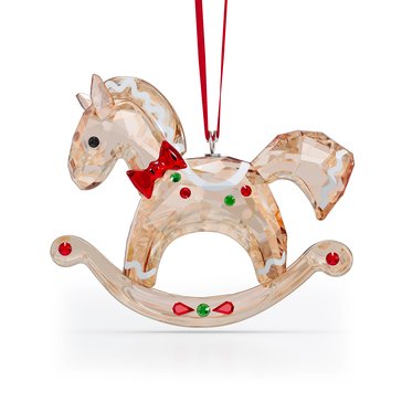 Swarovski Holiday Cheers Ornament Rocking Horse