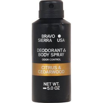Bravo Sierra Citrus and Cedarwood Deodorant Body Spray 5oz
