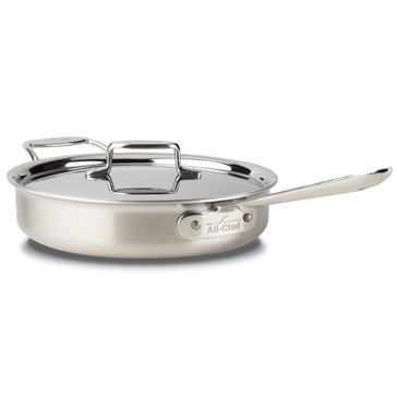 All Clad D5 Stainless Brushed 5-ply Bonded Saute Pan with Lid