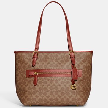 Coach Coated Canvas Signature Taylor Tote