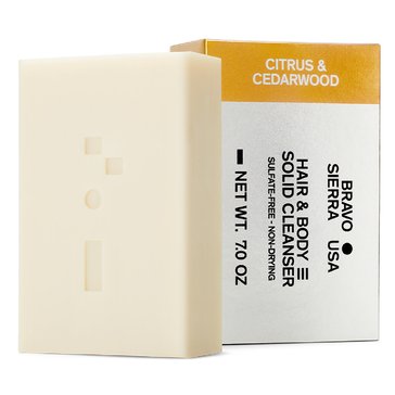 Bravo Sierra Solid Cleanser Citrus and Cedarwood