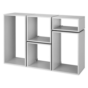 Whitmor 5-Piece Clip and Cube Organizer