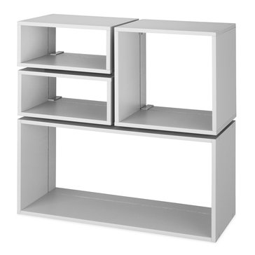 Whitmor 4-Piece Clip and Cube Organizer