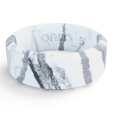 Qalo Womens Modern Marble Silicone Ring