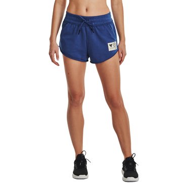 Under Armour Womens Project Rock Terry Short