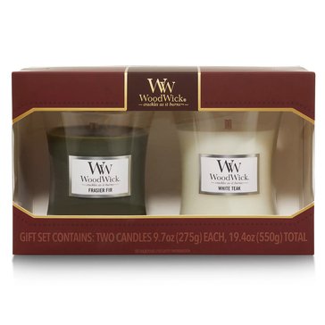 Woodwick Fall Medium Hourglass 2-Piece Gift Set